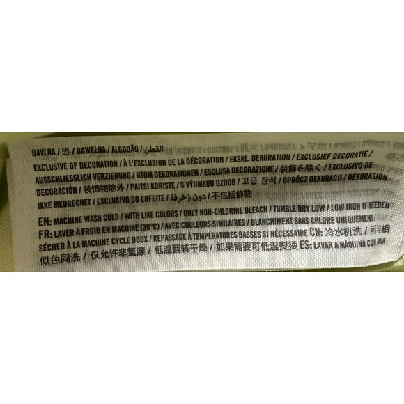 Abercrombie & Fitch Puff Sleeve Square Neck Tie Back Babydoll Top M Green Y2K - Picture 8 of 9